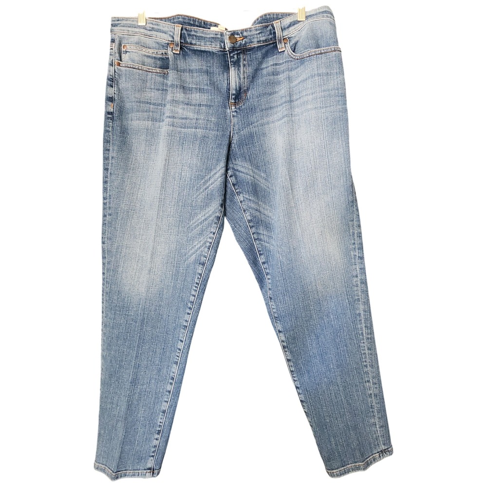 Eileen Fisher‎ Jeans Womens 16 Stretch Denim Straight Leg Mid Rise Casual 40x29"